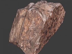 cinder debris Modello 3D