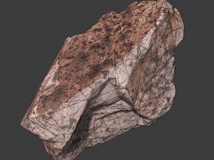 cinder debris Modello 3D