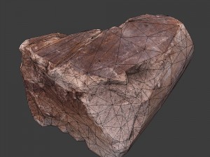 cinder debris Model 3D