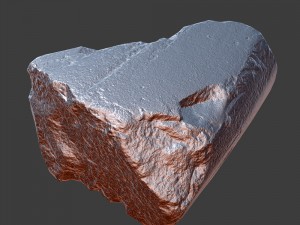 cinder debris Model 3D