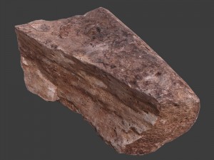 cinder debris Model 3D