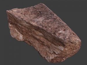 cinder debris Model 3D