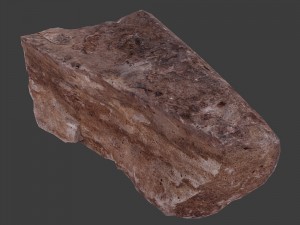 cinder debris Model 3D