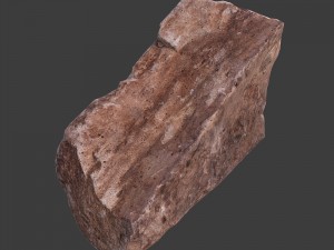cinder debris Model 3D