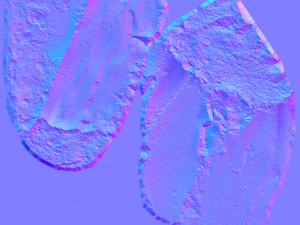 cinder debris Model 3D