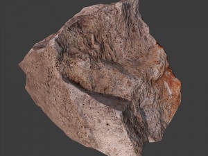 cinder debris Model 3D