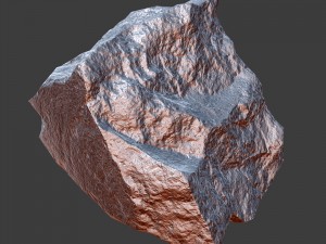 cinder debris Model 3D