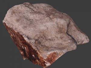 cinder debris Model 3D