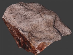 cinder debris Model 3D