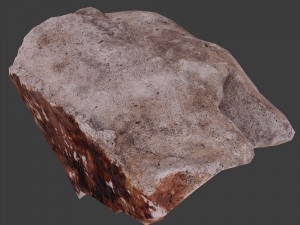 cinder debris Model 3D