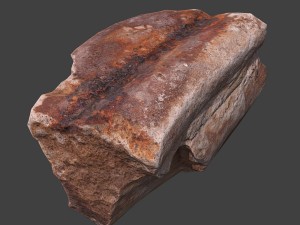 cinder debris Modello 3D