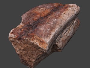 cinder debris Modello 3D
