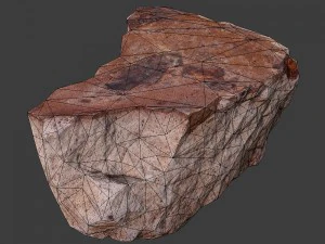 detritos de cinzas Modelo 3D