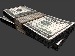 dollar stack 3D Model