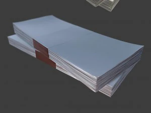 pila di dollari Modello 3D