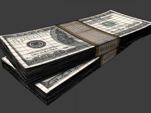 dollar stack 3D Model
