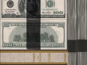 dollar stack 3D Model
