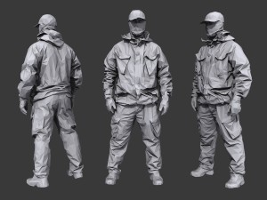 lowpoly special forces pack 3Dモデル