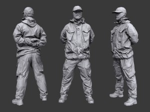 lowpoly special forces pack 3Dモデル