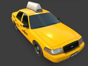 new york taxi 3D Model