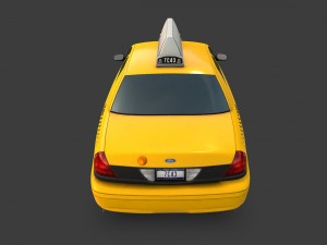 new york taxi 3D-Modell