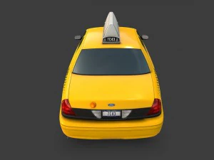 new york taxi 3D Model
