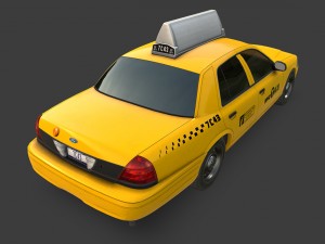 new york taxi 3D-Modell