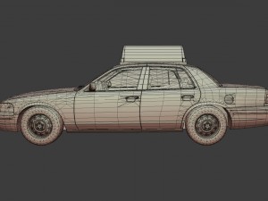 new york taxi 3D-Modell
