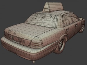 new york taxi 3D-Modell