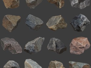 stones pack volume 2 Modelo 3D
