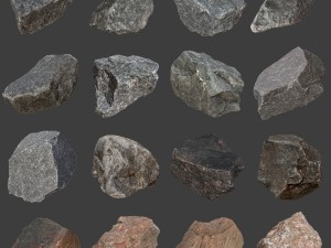 stones pack volume 6 Modelo 3D