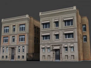 city buildings pack 3D Model