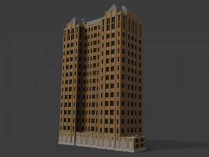 city buildings pack Modèle 3D