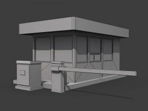 industrial buildings pack 3D Model