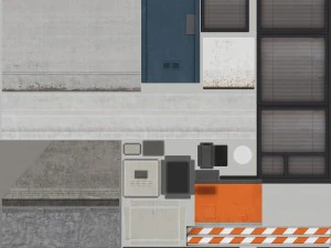 industrial buildings pack 3D Model