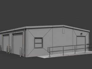industrial buildings pack 3D मॉडल