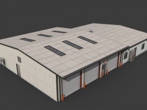 industrial buildings pack 3D मॉडल