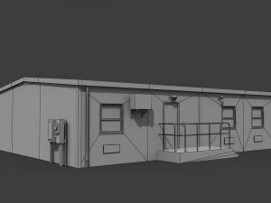 industrial buildings pack 3D Model