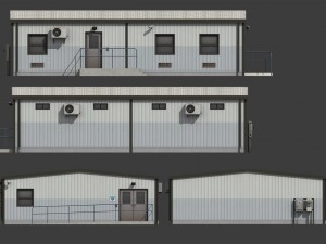industrial buildings pack 3D मॉडल