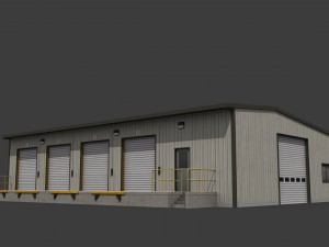 industrial buildings pack 3D मॉडल