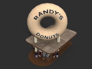 fastfood restaurants pack 3D Model