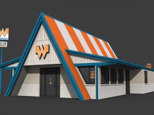 fastfood restaurants pack 3D Model