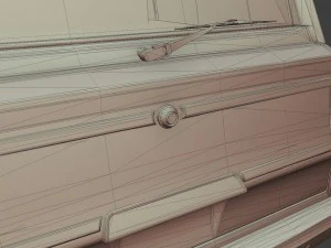 1991 jeep wagoneer 3D Model