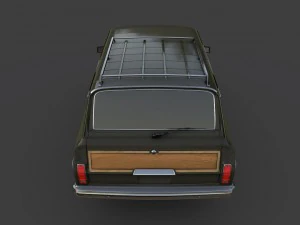 1991 jeep wagoneer 3D Model
