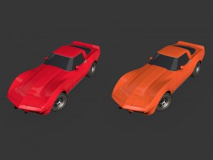 1978 chevrolet corvette 3D मॉडल