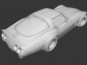 1978 chevrolet corvette 3D मॉडल