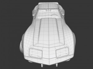 1978 chevrolet corvette 3D मॉडल