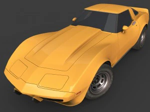 1978 chevrolet corvette 3D Model