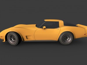 1978 chevrolet corvette 3D मॉडल