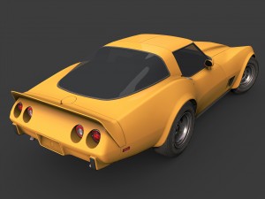 1978 chevrolet corvette 3D मॉडल